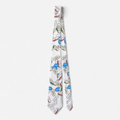 Pill Sprinkles Pattern Stropdas (Voorkant)