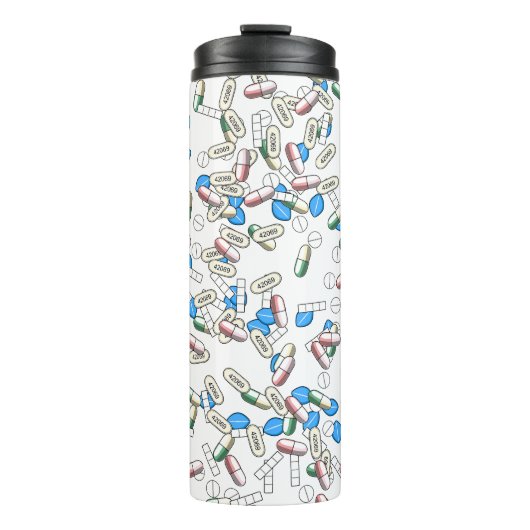 Pill Sprinkles Pattern Thermosbeker (Voorkant)