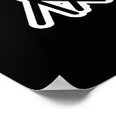 Pill the Beat Funny Medicine Music Pun Dark BG Poster (Hoek)