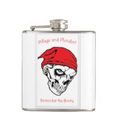 Pillage and Plunder Surrender the Booty Heupfles (Voorkant)