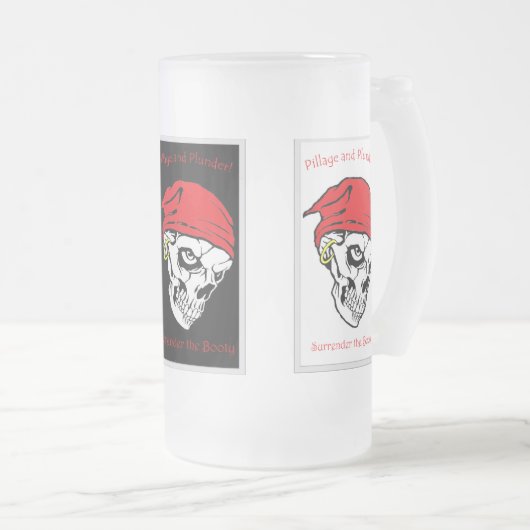 Pillage and Plunder - Surrender the Booty Matglas Bierpul (Voorkant rechts)