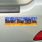 Pillage Dan Burn Bumpersticker (Op auto)