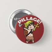 Pillage. Ronde Button 5,7 Cm (Voorkant /achterkant)