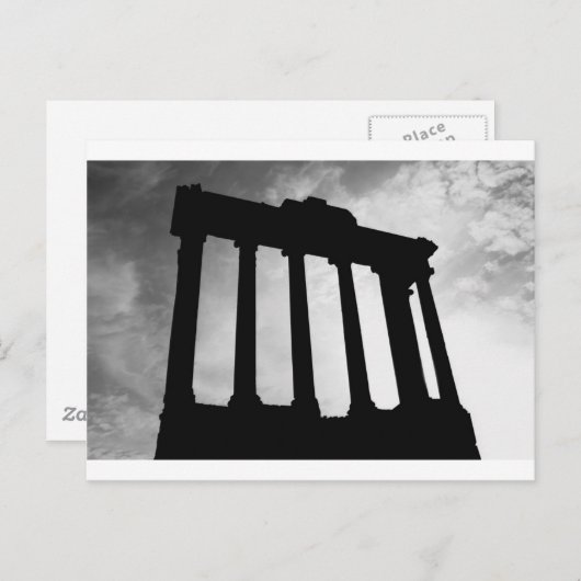 Pillar Silhouette Briefkaart (Voorkant / Achterkant)