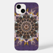 Pillared Thread Tie-In Purpura iPhone 14 Hoesje (Achterkant)