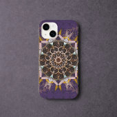 Pillared Thread Tie-In Purpura iPhone 14 Hoesje