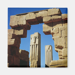 Pillars met gestileerde lotus magneet