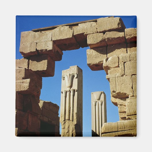 Pillars met gestileerde lotus magneet (Voorkant)