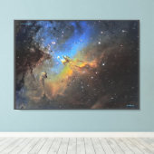 Pillars of Creation - Distinguished Canvas Print (Insitu (Houten vloer))