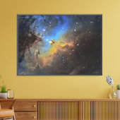 Pillars of Creation - Distinguished Canvas Print (Insitu (Woonkamer))