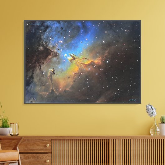 Pillars of Creation - Distinguished Canvas Print (Insitu (Woonkamer))