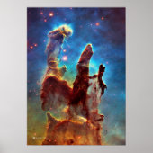 Pillars of Creation. Eagle Nebula - Hubble Poster (Voorkant)