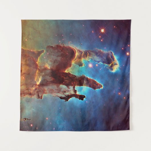Pillars of Creation. Eagle Nebula - Tapestry Wandkleed (Voorkant (horizontaal))
