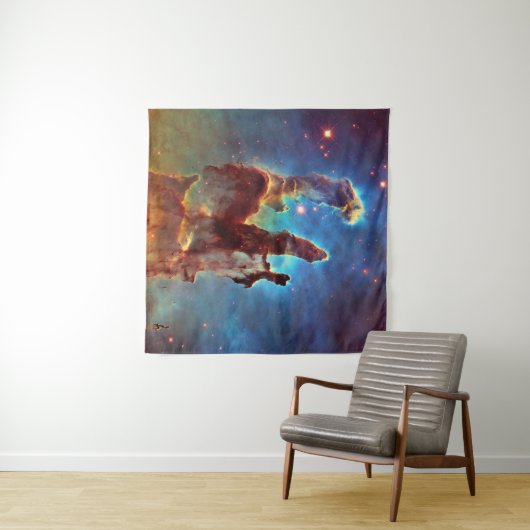 Pillars of Creation. Eagle Nebula - Tapestry Wandkleed (In Situ (horizontaal))