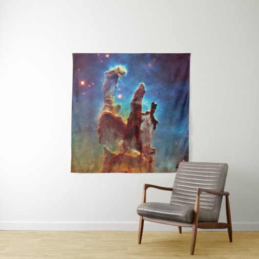Pillars of Creation. Eagle Nebula - Tapestry Wandkleed (In situ)