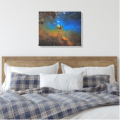 Pillars of Creation Gedetailleerd - Middelgrote ca Canvas Afdruk (Insitu (Slaapkamer))