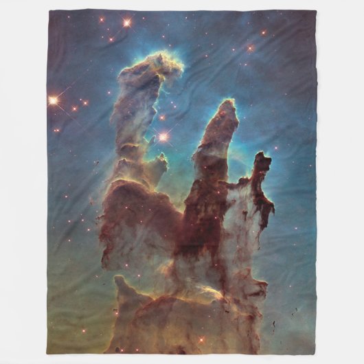 Pillars of Creation Groot Fleece Deken (Voorkant)