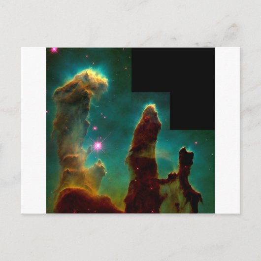 Pillars of Creation - Hubble Space Telescope Afbee Briefkaart (Voorkant)
