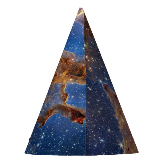 Pillars of Creation in the Eagle Nebula Feesthoedjes (Achterkant)