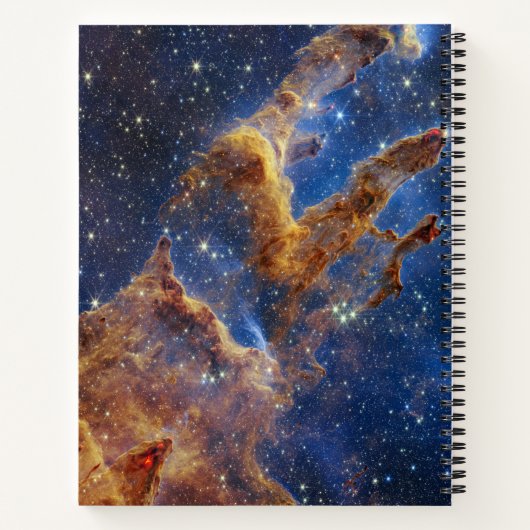 Pillars of Creation in the Eagle Nebula Notitieboek (Achterkant)