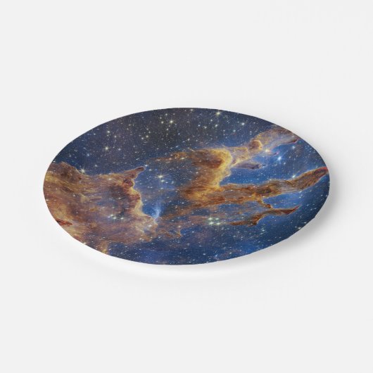 Pillars of Creation in the Eagle Nebula Papieren Bordje (Gekanteld)