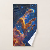 Pillars of Creation - James Webb NIRCam Astronomie Bad Handdoek (Handdoek)