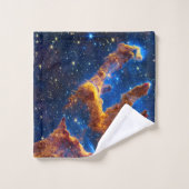 Pillars of Creation - James Webb NIRCam Astronomie Bad Handdoek (Wasdoekje)