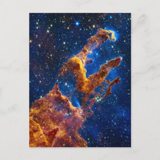 Pillars of Creation - James Webb NIRCam Astronomie Briefkaart (Voorkant)