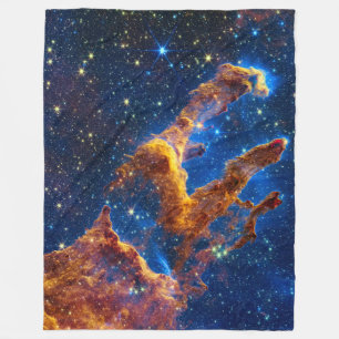 Pillars of Creation - James Webb NIRCam Astronomie Fleece Deken