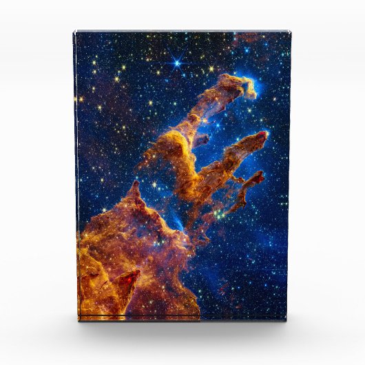 Pillars of Creation - James Webb NIRCam Astronomie Fotoblokken (Voorkant)