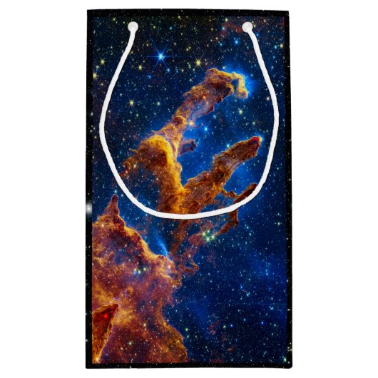 Pillars of Creation - James Webb NIRCam Astronomie Klein Cadeauzakje (Achterkant)