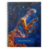 Pillars of Creation - James Webb NIRCam Astronomie Notitieboek (Voorkant)