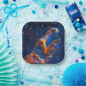 Pillars of Creation - James Webb NIRCam Astronomie Papieren Bordje (Feest)
