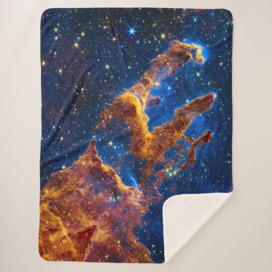 Pillars of Creation - James Webb NIRCam Astronomie Sherpa Deken (Voorkant)