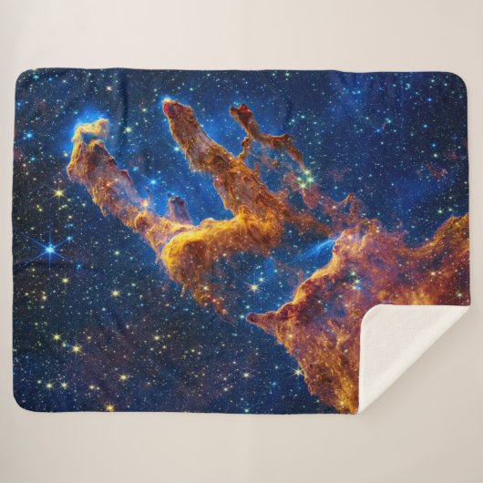 Pillars of Creation - James Webb NIRCam Astronomie Sherpa Deken (Voorkant (horizontaal))