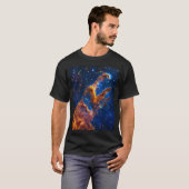 Pillars of Creation - James Webb NIRCam Astronomie T-shirt (Voorkant volledig)