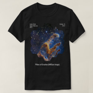 Pillars of Creation (NIRCam Afbeelding) James Webb T-shirt