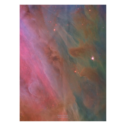Pillars of Dust, Orion Nebula afbeelding Tafelkleed (Voorkant)