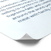 Pillars of Islam - Hajj (Pilgrimage) Blue Poster (Hoek)