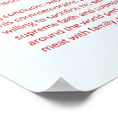 Pillars of Islam - Hajj (Pilgrimage) Red Poster (Hoek)