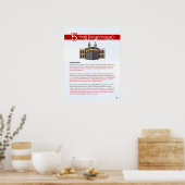 Pillars of Islam - Hajj (Pilgrimage) Red Poster (Keuken)