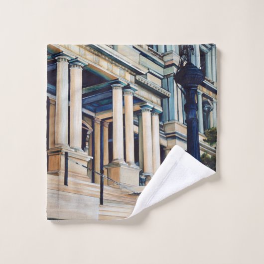 Pillars of Power, Washington, DC Bad Handdoek (Wasdoekje)