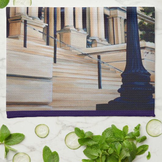 Pillars of Power, Washington, DC Theedoek (Gevouwen)