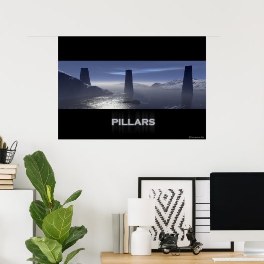 Pillars Poster (Thuiskantoor)