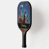 Pillars van Creation Eagle Nebula M16 Jouw naam Pickleball Paddle (Links)