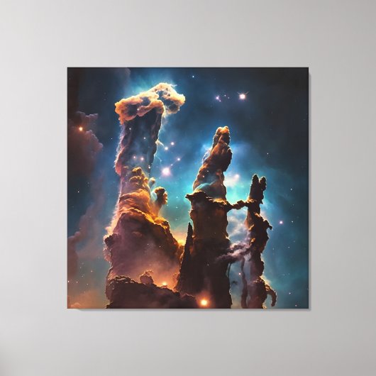 Pillars van Creation Idea Canvas Afdruk (Voorkant)