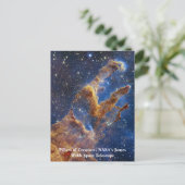 Pillars van Creation James Webb Space Telescope Briefkaart (Staand voorkant)