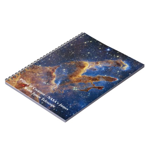 Pillars van Creation James Webb Space Telescope Notitieboek (Linkerzijde)