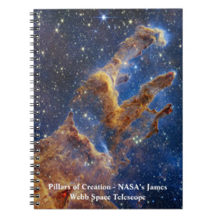 Pillars van Creation James Webb Space Telescope Notitieboek
