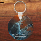 Pillars van Creation James Webb Space Telescope Sleutelhanger (Voorkant)
